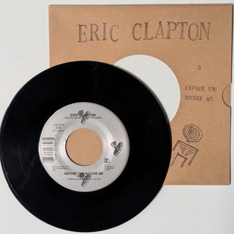 Eric Clapton Pretending / Before You Accuse Me (1989) - Vinil 7"