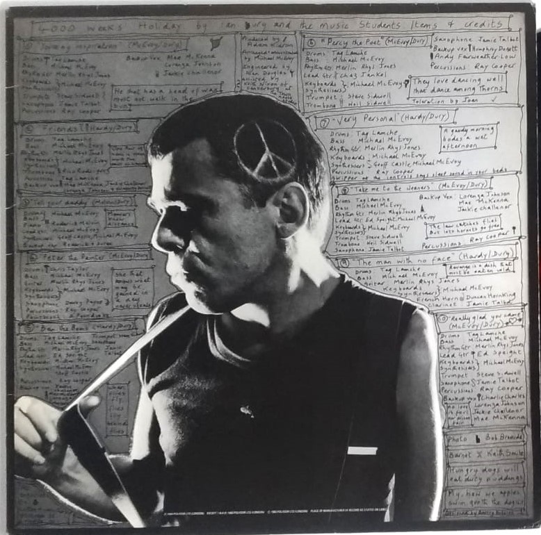 IAN DURY AND THE MUSIC STUDENTS	4000 WEEKS' HOLIDAY (1984) - VINIL 12"