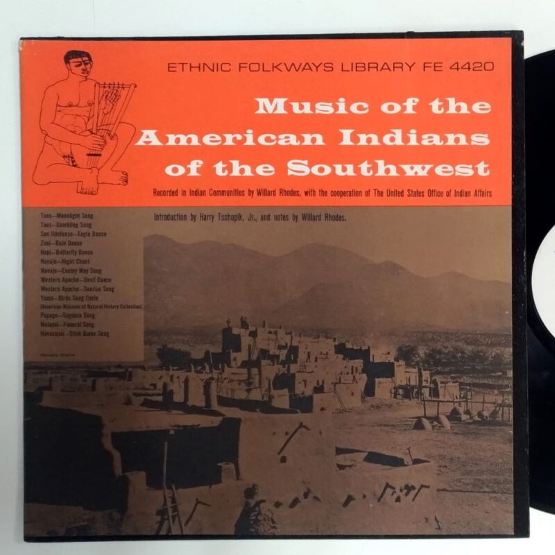 MUSIC OF THE AMERICAN INDIANS OF THE SOUTHWEST (1951) - VINIL 12"