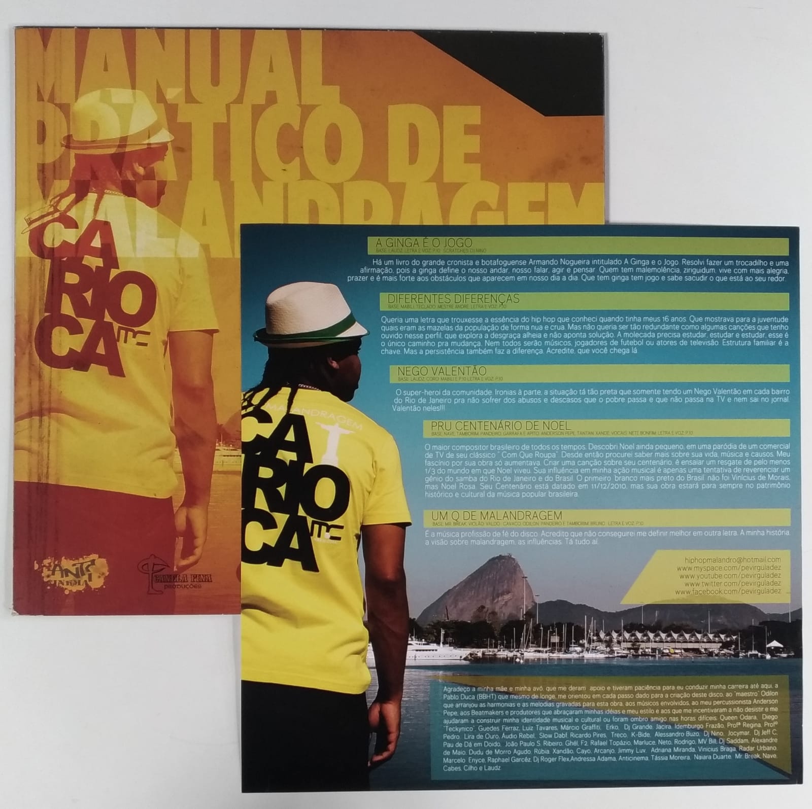 PEVIRGULADEZ - MANUAL PRÁTICO DE MALANDRAGEM VOL. 1 (2014) - VINIL 12"