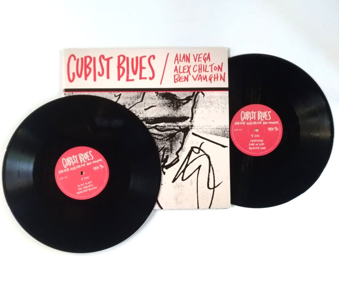 ALAN VEGA, ALEX CHILTON, BEN VAUGHN - CUBIST BLUES (2015) - VINIL 12"