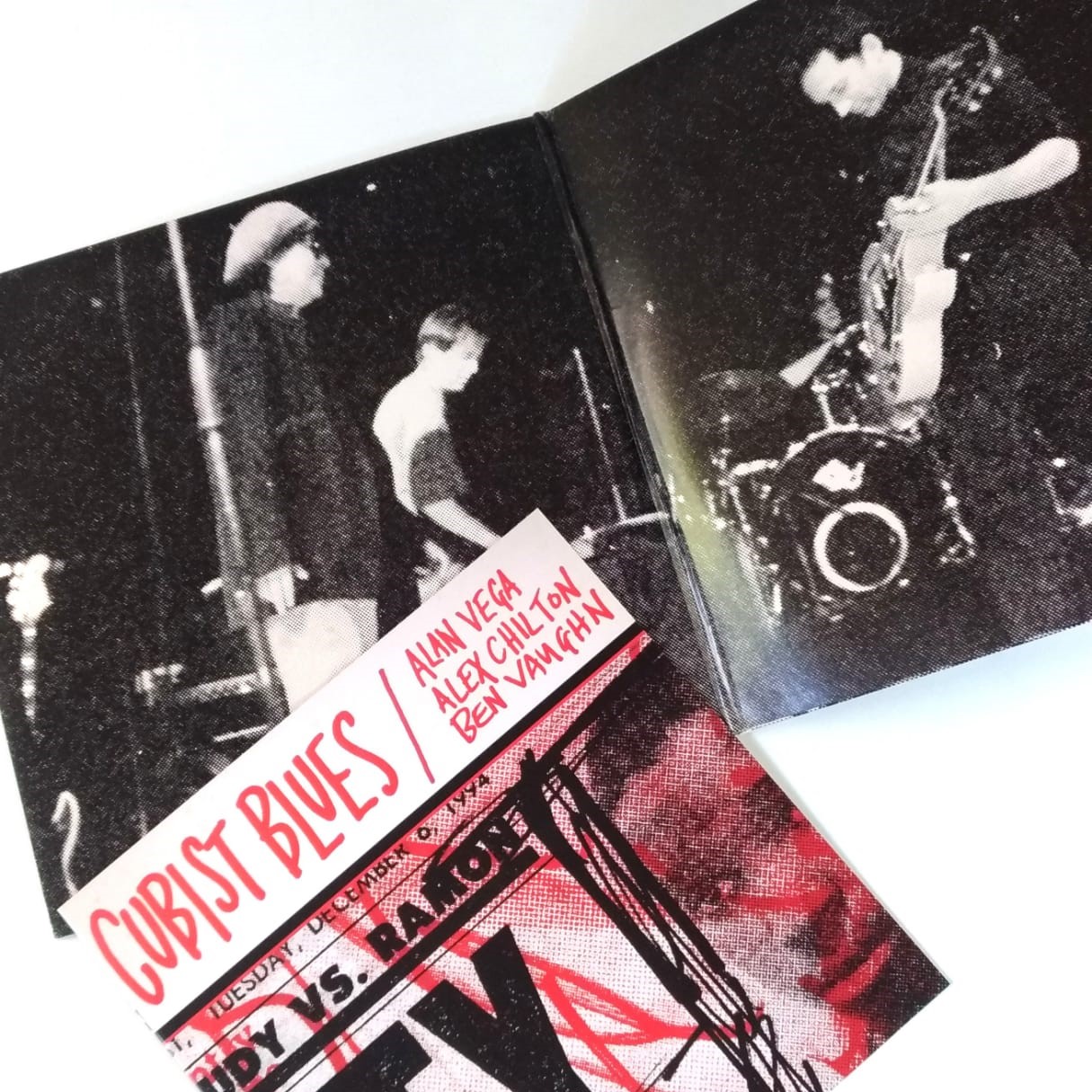 ALAN VEGA, ALEX CHILTON, BEN VAUGHN - CUBIST BLUES (2015) - VINIL 12"