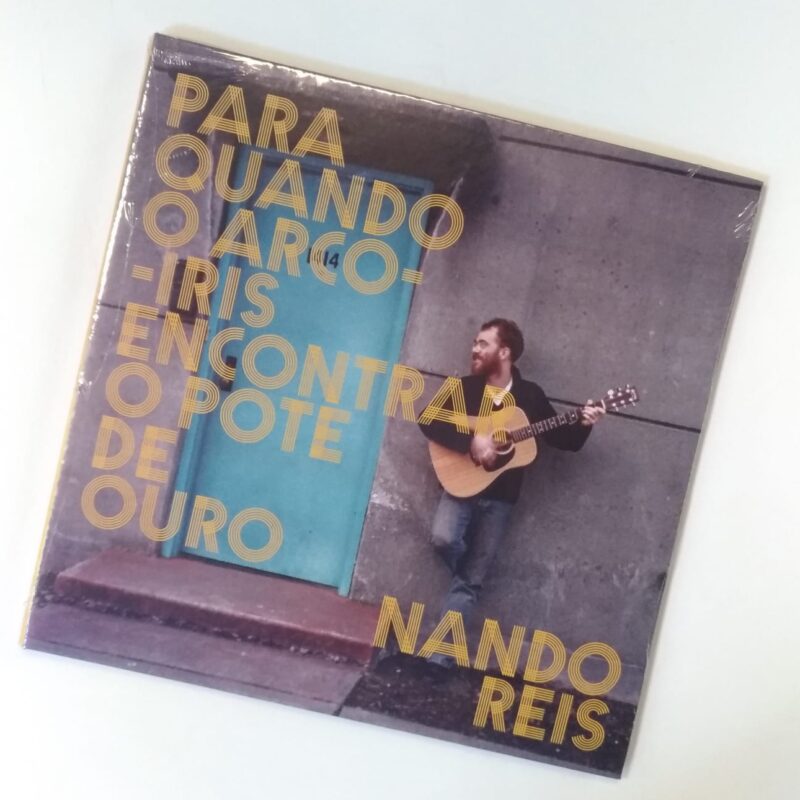 NANDO REIS - PARA QUANDO O ARCO-IRIS ENCONTRAR O POTE DE OURO (2022) - VINIL 12"