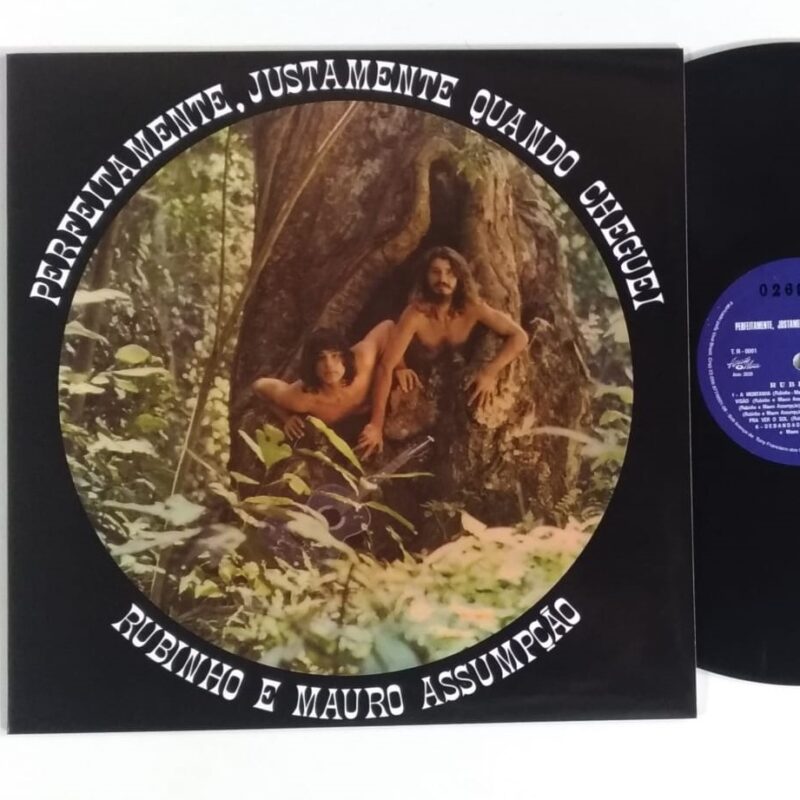 RUBINHO E MAURO ASSUMPÇÃO - PERFEITAMENTE, JUSTAMENTE QUANDO CHEGUEI (2021) - VINIL 12"