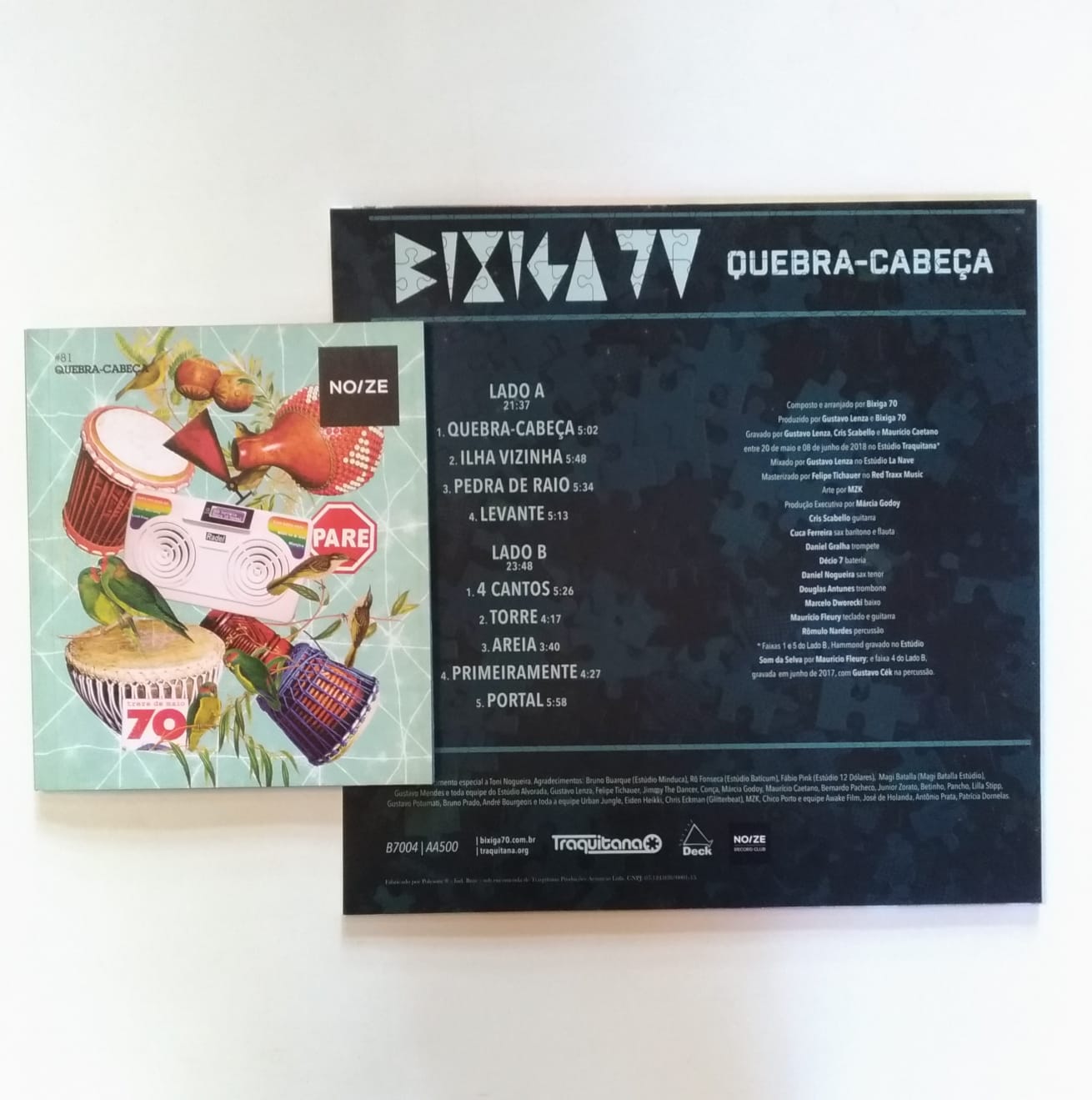 BIXIGA 70 - QUEBRA CABEÇAS (2018) - VINIL 12"