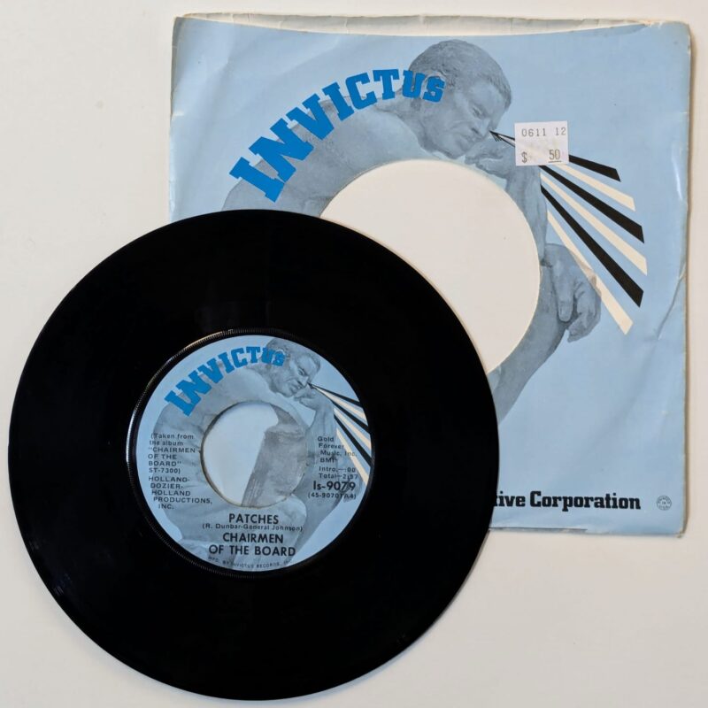 CHAIRMAN OF THE BOARD / PATCHES / EVERYTHIN'S TUESDAY / (1970) VINIL 7"