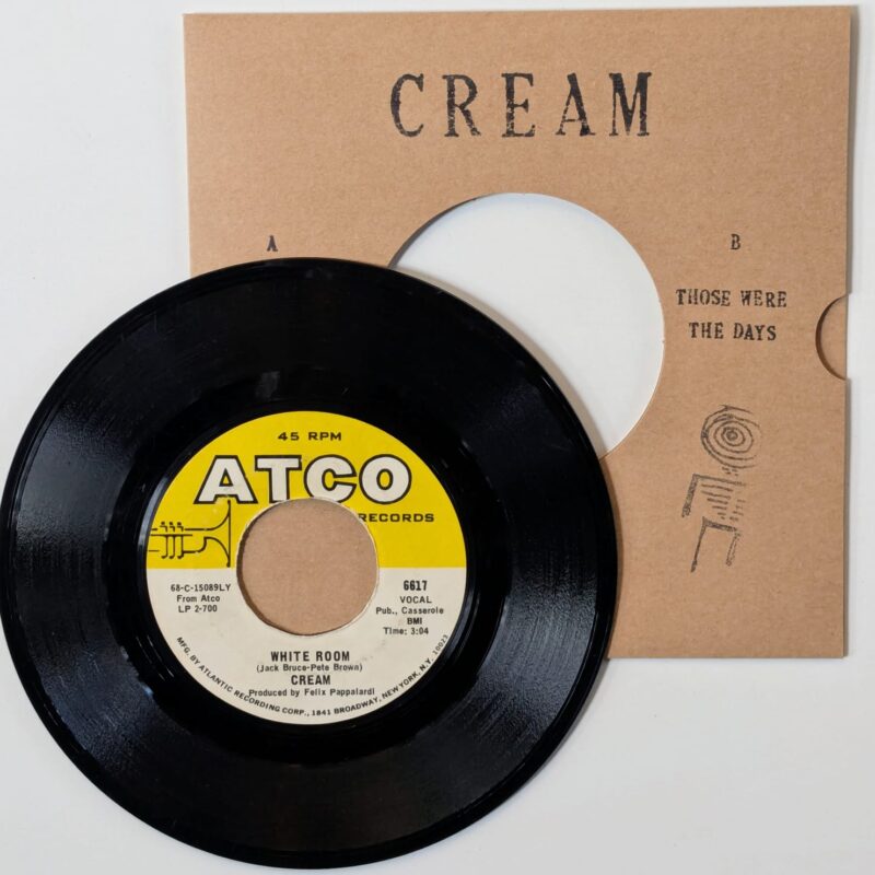 CREAM White Room / Those Were The Days (1968) VINIL 7"