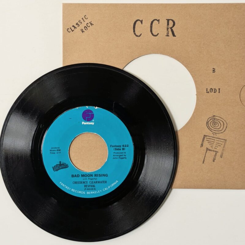 CREEDENCE CLEARWATER REVIVAL Lodi / Bad Moon Rising (1983) - VINIL 7"
