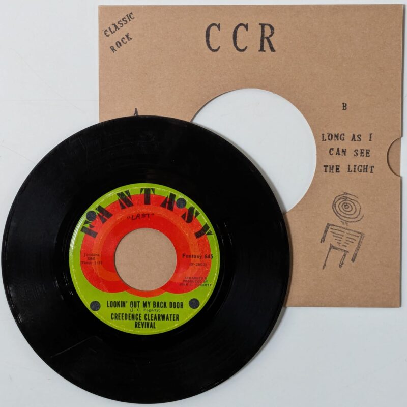 CREEDENCE CLEARWATER REVIVAL Long as Can See the Light / Lookin’ out my back door (1970) VINIL 7"