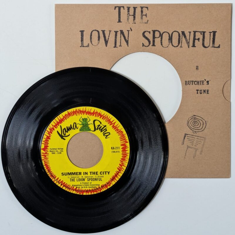 THE LOVIN’ SPOONFUL 	Summer in the City / Butchie's Tune (1966) Vinil 7"