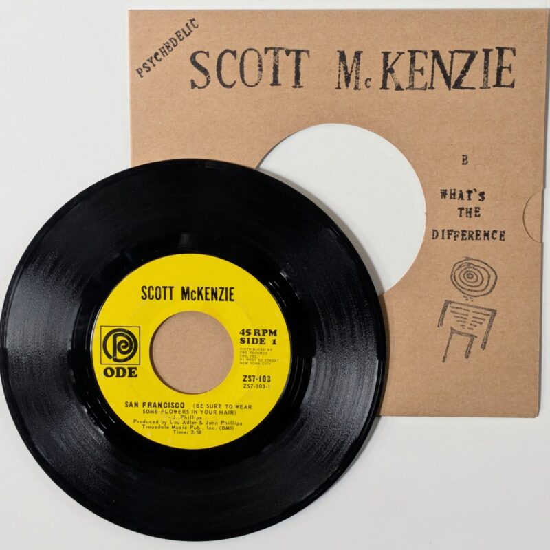 SCOTT MCKENZIE – San Francisco (be sure to wear some flower in your head) / What's The Difference (1967)