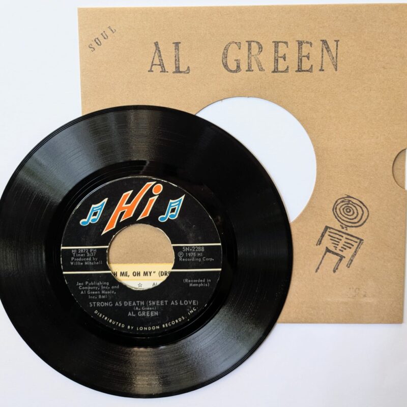 AL GREEN - OH ME, OH MY (DREAMS IN MY ARMS) / STRONG AS DEATH (SWEET AS LOVE) (1975) VINIL 7"