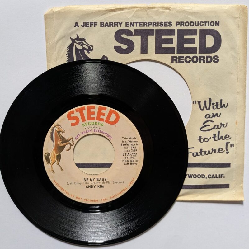 ANDY KIM - BE MY BABY/ LOVE THAT LITTLE WOMAN (1970) VINIL 7"