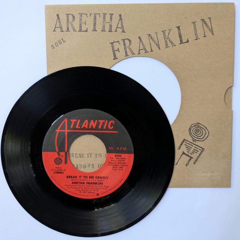 ARETHA FRANKLIN - BREAK IT TO ME GENTLY / MEADOWS OF SPRINGTIME (1977) VINIL 7"