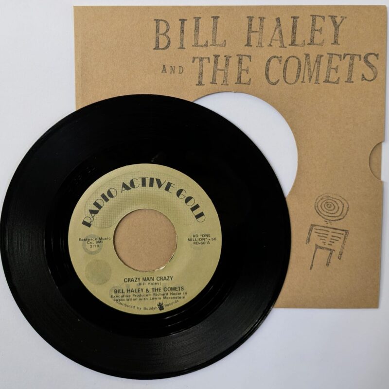 BILL HALEY AND THE COMETS - CRAZY MAN CRAZY / FRAMED (1970) VINIL 7"
