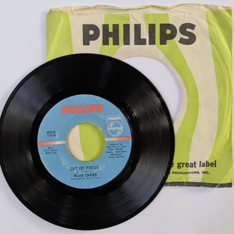 BLUE CHEER - SUMMERTIME BLUES - OUT OF FOCUS (1968) VINIL 7"