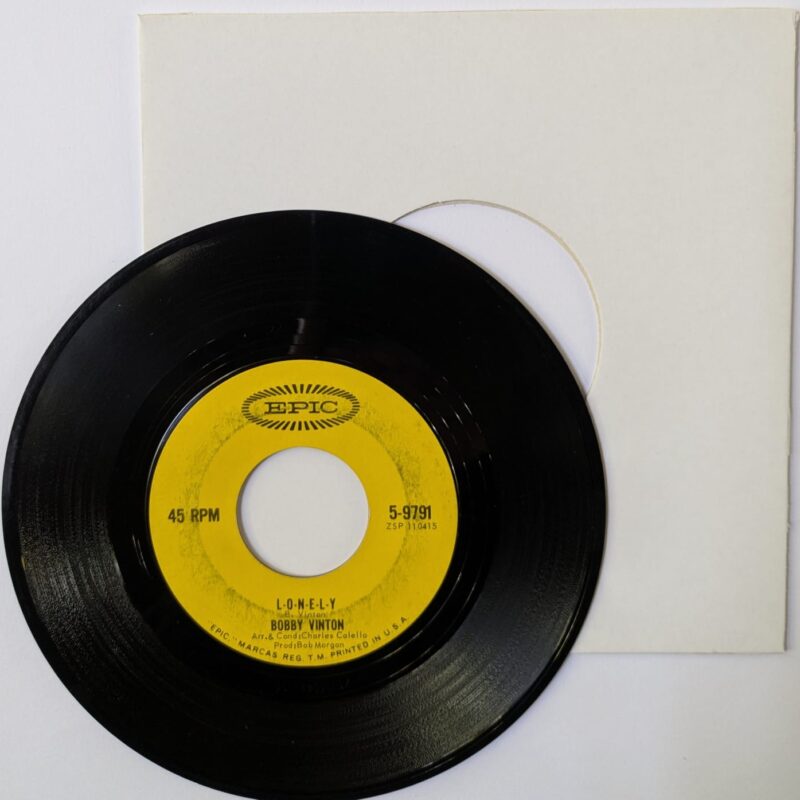 BOBBY VINTON - LONELY / GRADUATION TEARS (1965) VINIL 7"