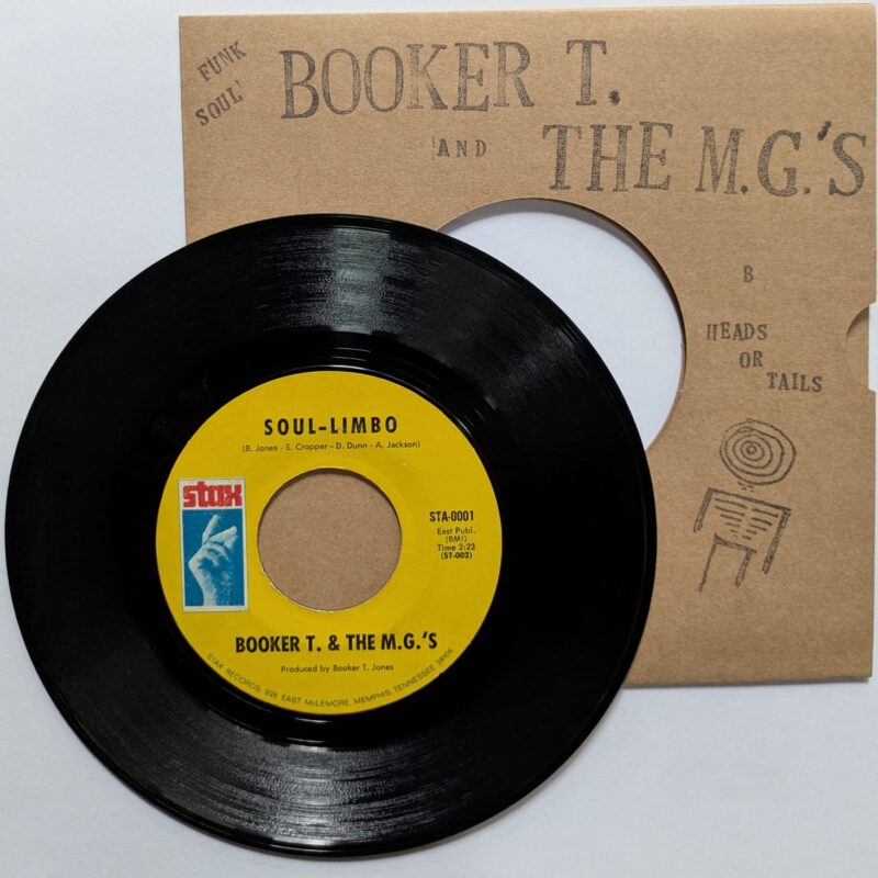 BOOKER T. & THE M.G.'S - SOUL-LIMBO / HEADS OR TAILS (1968) VINIL 7"