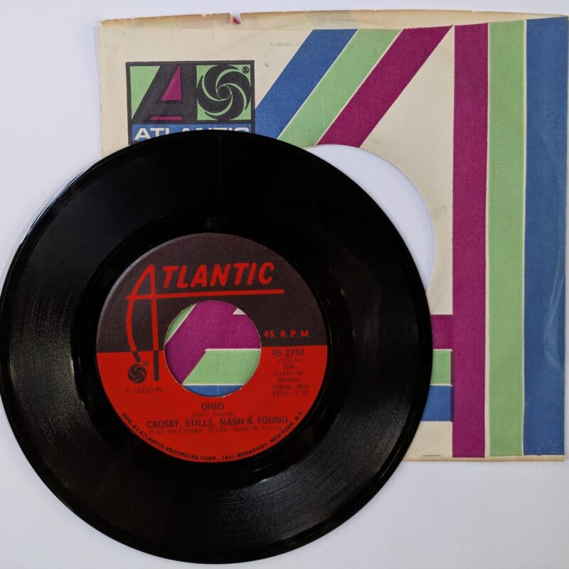 CROSBY, STILLS, NASH & YOUNG - OHIO / FIND THE COST OF FREEDOM (1970) VINIL 7"