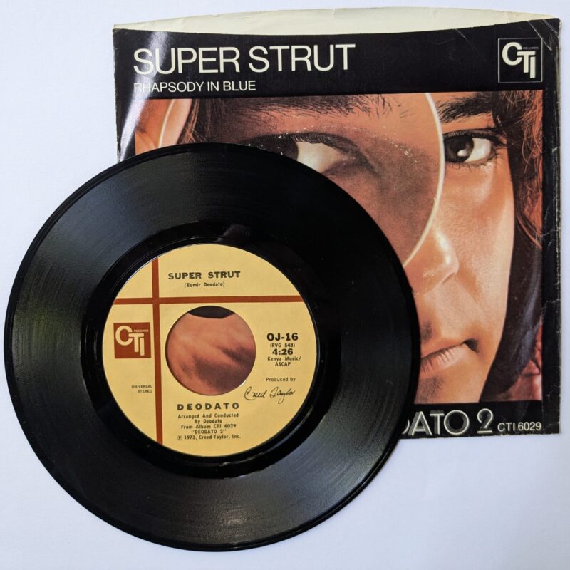 DEODATO - SUPER STRUT / RHAPSODY IN BLUE (1973) vinil 7"