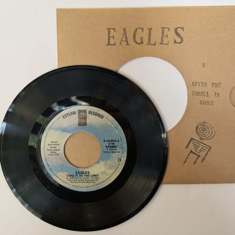 EAGLES - TAKE IT TO THE LIMIT / AFTER THE THRILL IS GONE (1975) VINIL 7"