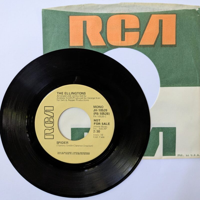 THE ELLINGTONS - SPIDER MONO / STEREO - (1975) VINIL 7"