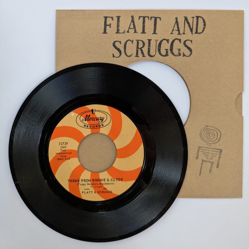 FLATT & SCRUGGS - FOGGY MOUNTAIN BREAKDOWN - MY CABIN IN CAROLINE (1967) VINIL 7"