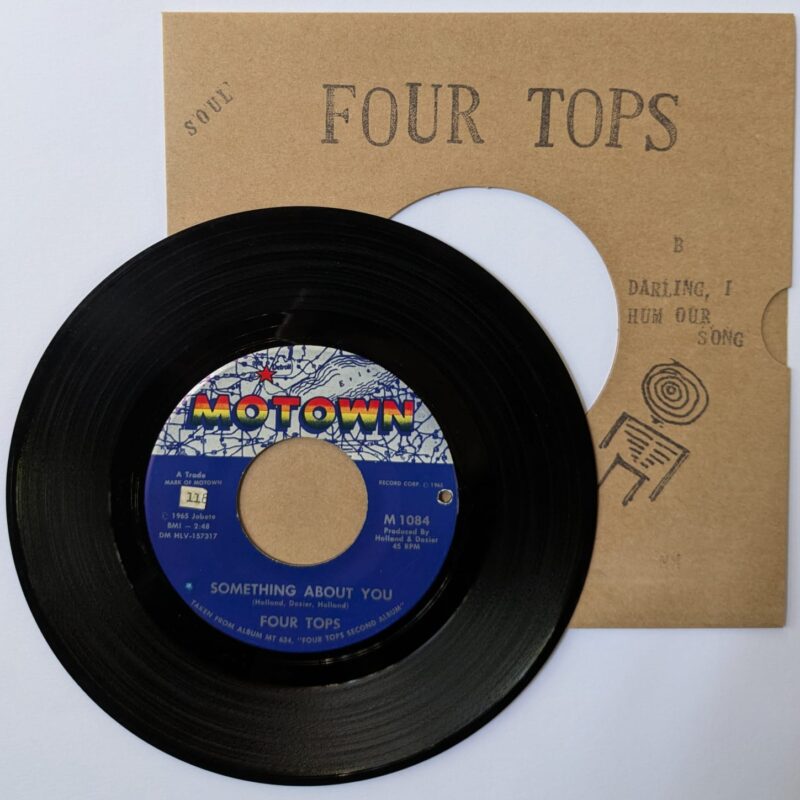 FOUR TOPS - DARLING, I HUM OUR SONG / SOMETHING ABOUT YOU (1965) VINIL 7"