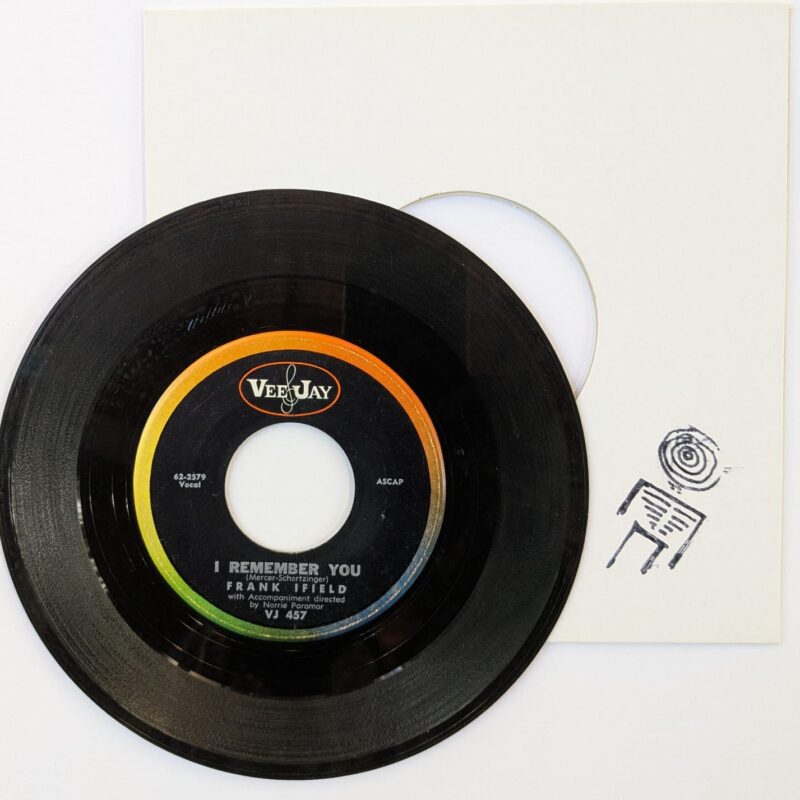 FRANK IFIELD - I REMEMBER YOU / I LISTEN TO MY HEART (1962) VINIL 7"