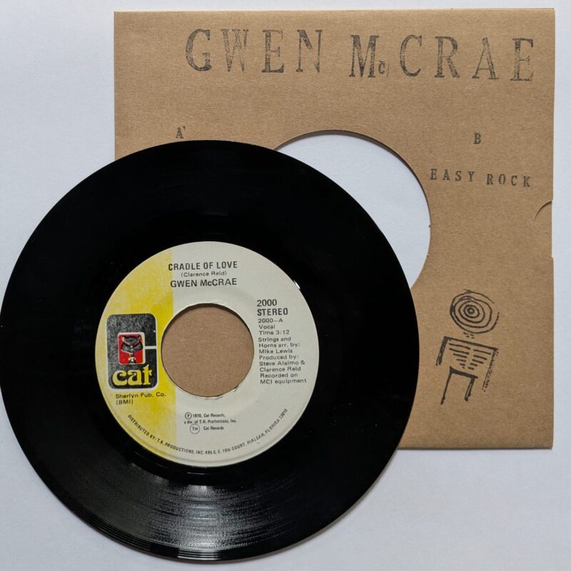 GWEN MCCRAE - CRADLE OF LOVE / EASY ROCK (1976) VINIL 7"