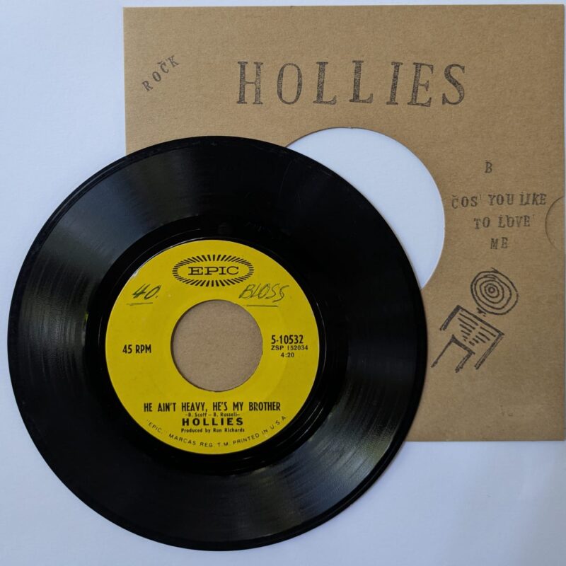 HOLLIES - HE AIN'T HEAVY, HE´S MY BROTHER (1969) VINIL 7"