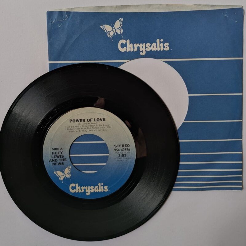 HUEY LEWIS AND THE NEWS - BAD IS BAD / POWER OF LOVE (1985) VINIL 7"