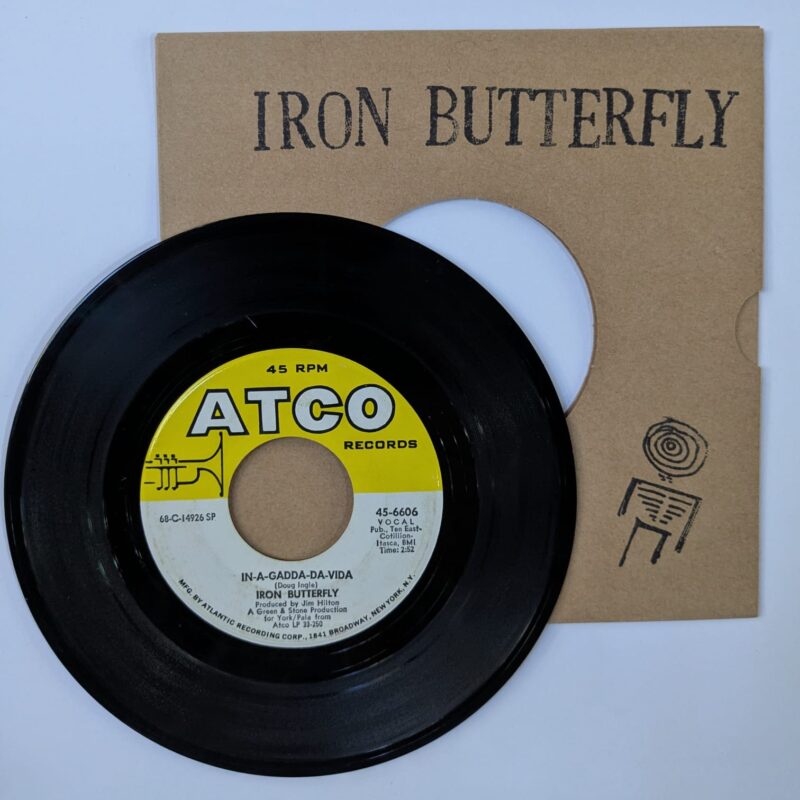 IRON BUTTERFLY - IN-A-GADDA-DA-VIDA / IRON BUTTERFLY THEME (1968) VINIL 7"