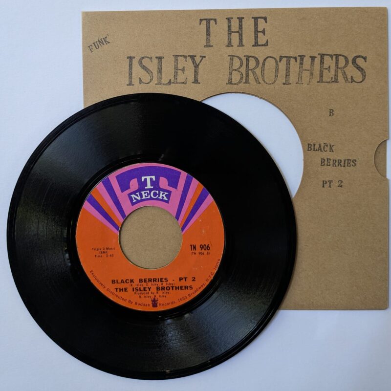 ISLEY BROTHERS BLACK BERRIES PT. 1 & 2 (1969) VINIL 7"