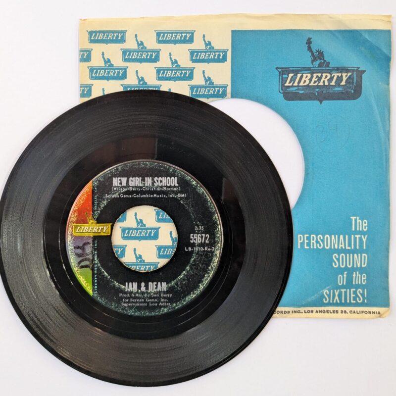 JAN & DEAN - DEAD MAN’S CURVE / THE NEW GIRL IN SCHOOL (1964) VINIL 7"