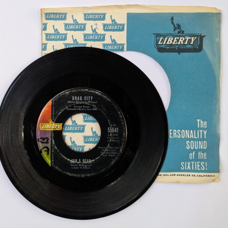 JAN & DEAN - DRAG CITY / SCHLOCK ROD (PART 1) (1963) VINIL 7"