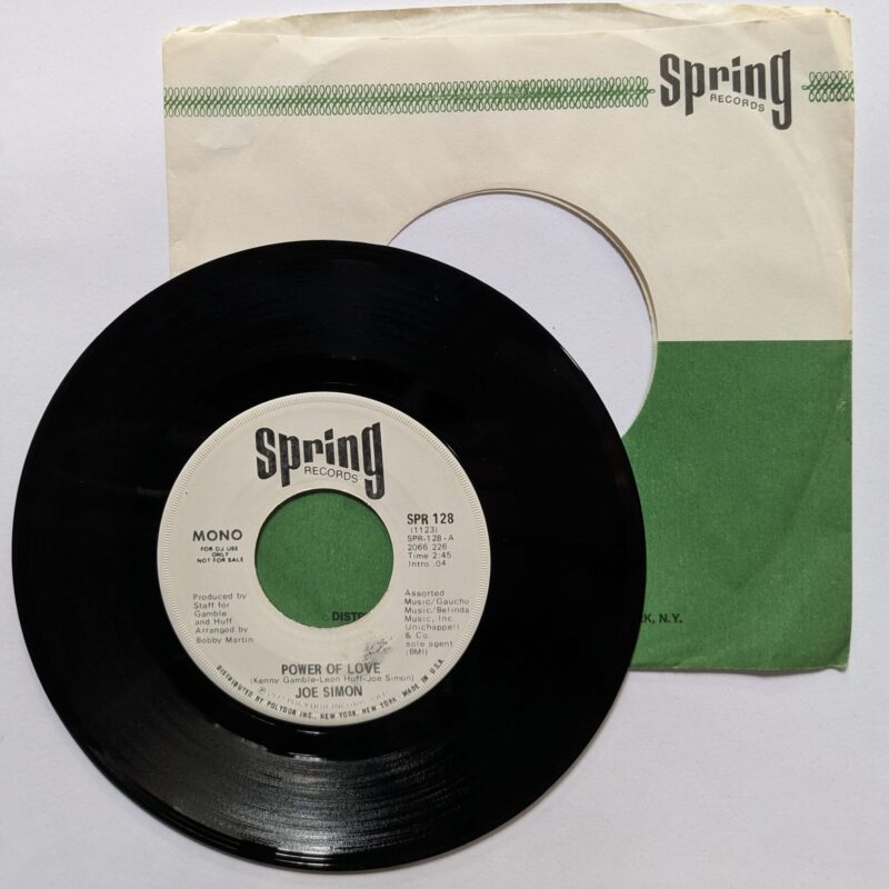 JOE SIMON - POWER OF LOVE MONO/POWER OF LOVE  STEREO (1972) VINIL 7"