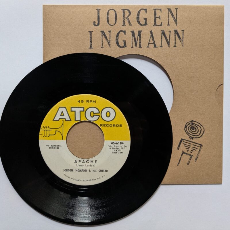JORGEN INGMANN - APACHE / ECHO BOOGIE (1961) VINIL 7"