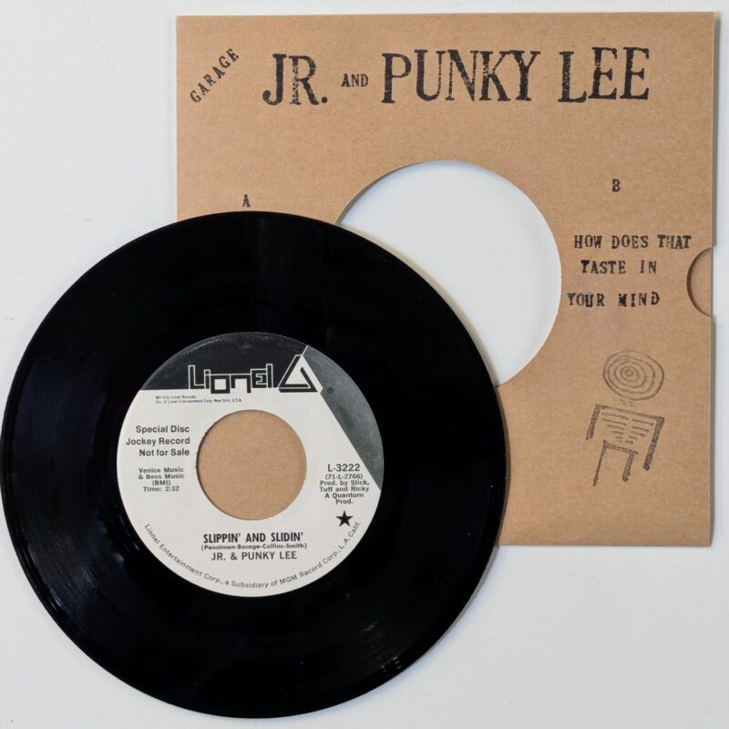JR. & PUNKY LEE - Slippin' And Slidin' / How Does That Taste In Your Mind (1971) VINIL 7"