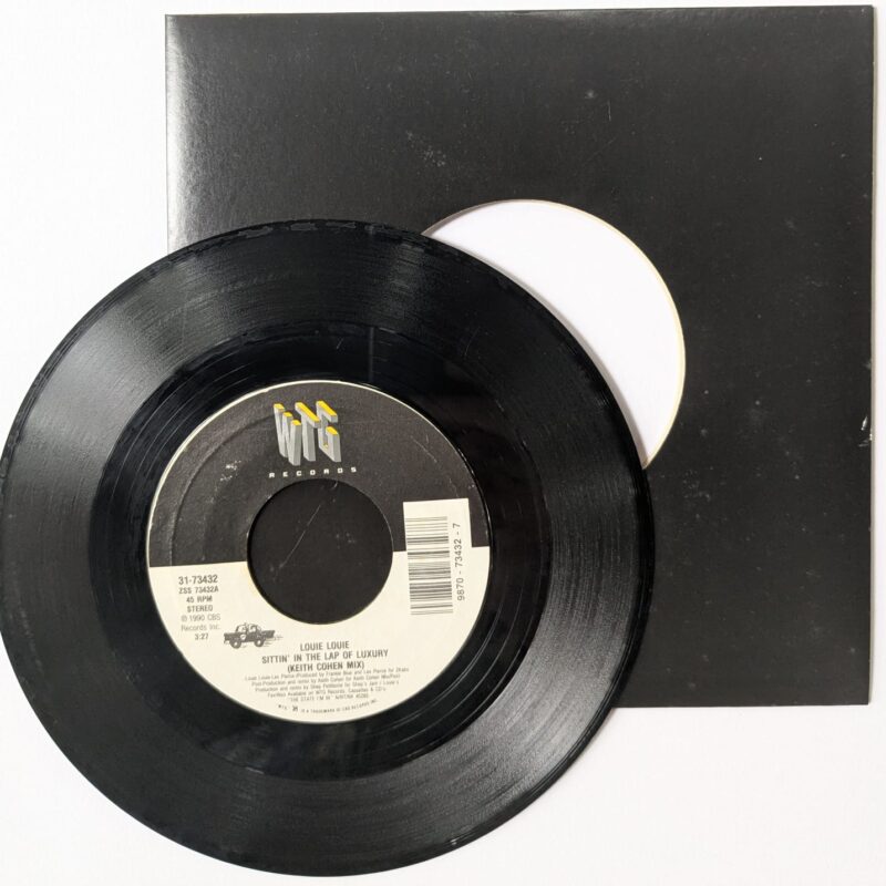 LOUIE LOUIE - SITTIN' IN THE LAP OF LUXURY (Keith Cohen Mix)  - (SHEP'S JAM-LOUIE'S FAV II) (1990) VINIL 7"