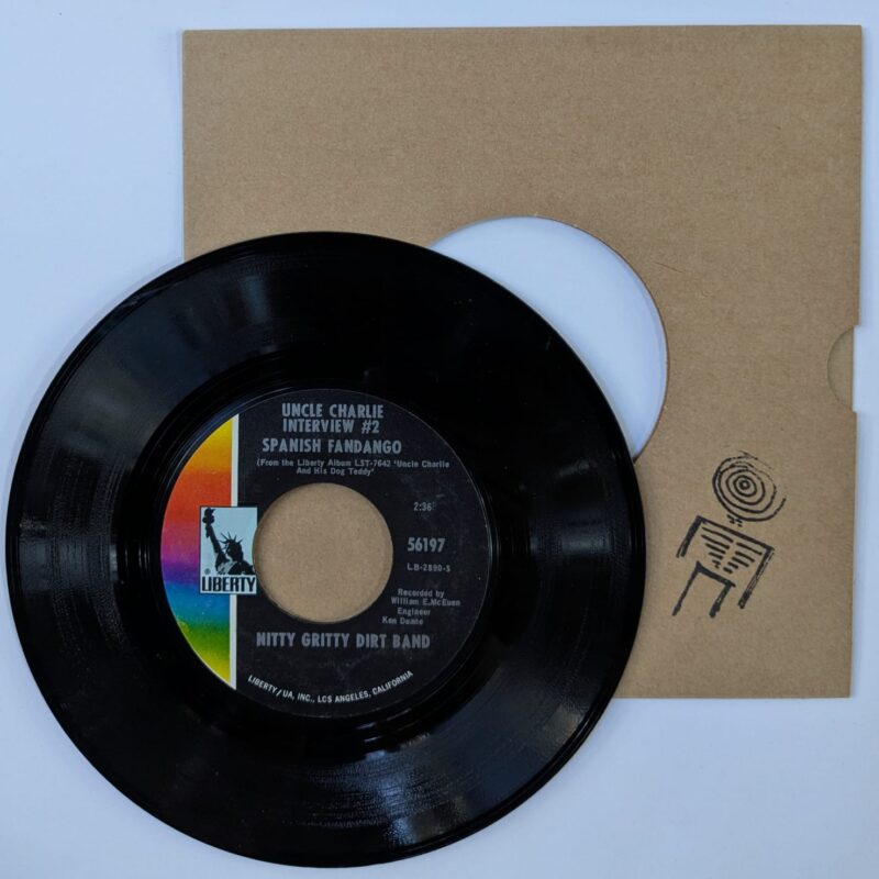NITTY GRITTY DIRT BAND - MR. BOJANGLES / MR. BOJANGLES (Prologue: Uncle Charlie And His Dog Tedd) (1970) VINIL 7"