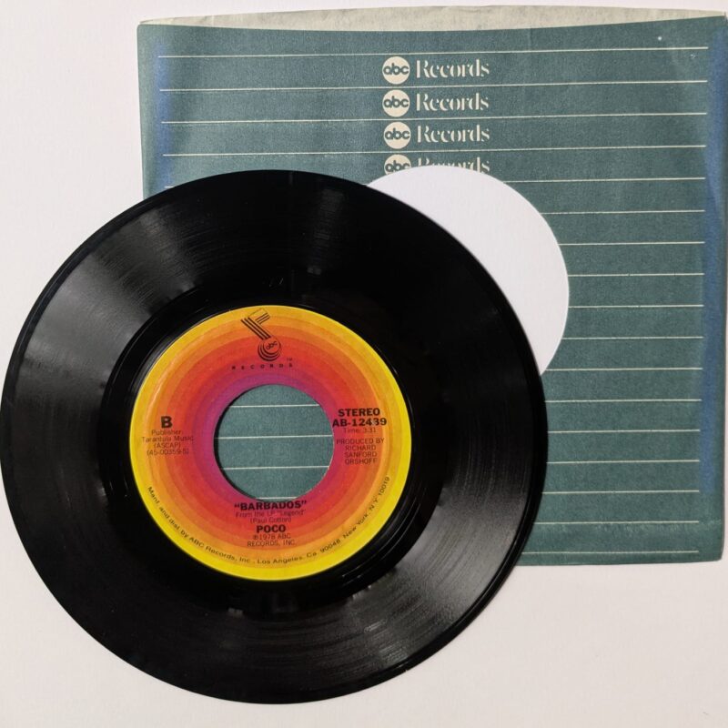 POCO - CRAZY LOVE / BARBADOS (1978) VINIL 7"