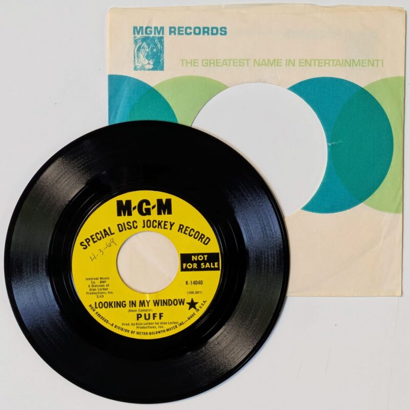 PUFF - Looking in My Window / Rainy Day (1969) VINIL 7"