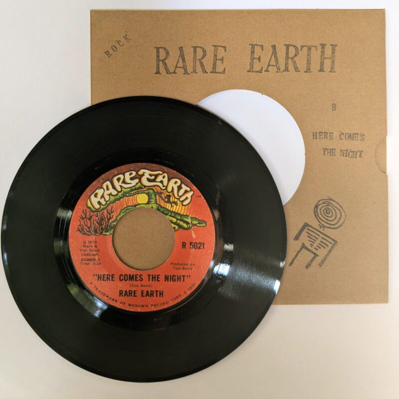 RARE EARTH - BORN TO WANDER / HERE COMES THE NIGHT (1970) VINIL 7"