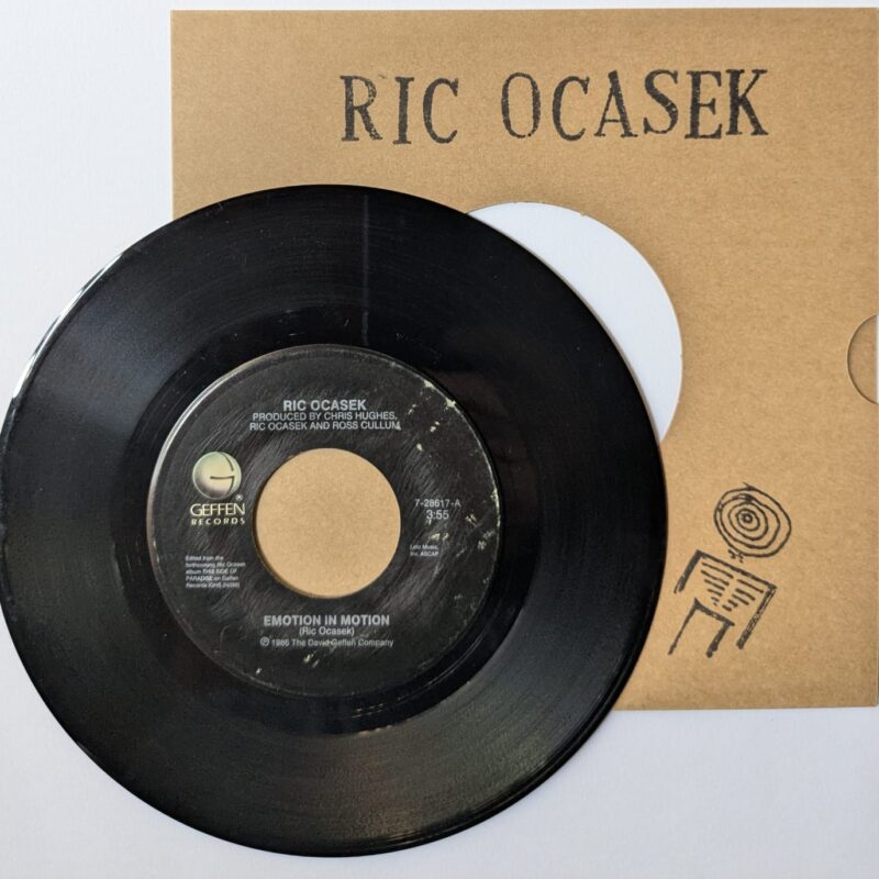 RIC OCASEK - EMOTION IN MOTION / P.F.J. (1986) VINIL 7"