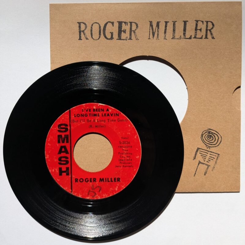 ROGER MILLER - I'VE BEEN A LONG TIME LEAVIN' / HUSBANDS AND WIVES (1966) VINIL 7"