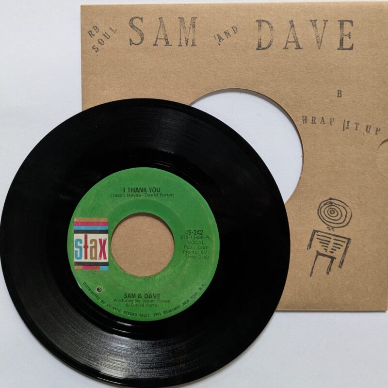 SAM & DAVE - I THANK YOU / WRAP IT UP (1968) VINIL 7"