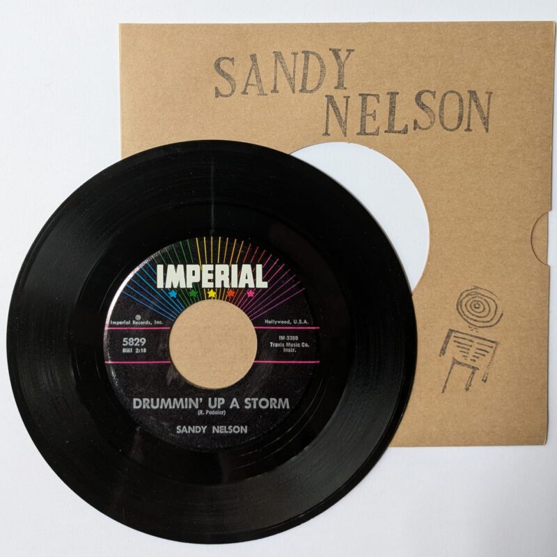 SANDY NELSON - DRUM STOMP / DRUMMIN' UP A STORM (1962) VINIL 7"