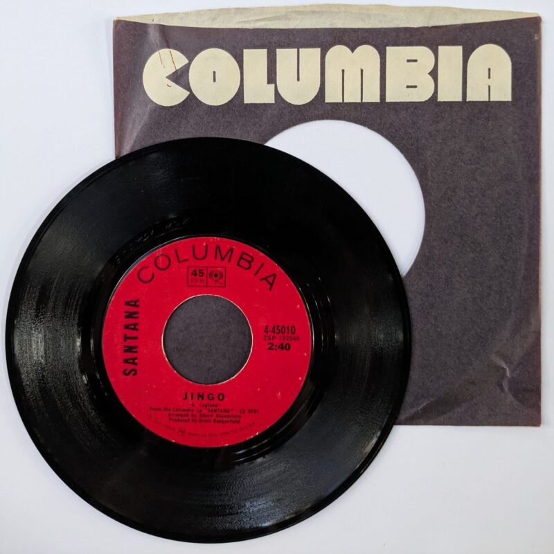 SANTANA- JINGO / PERSUASION (1969) VINIL 7"