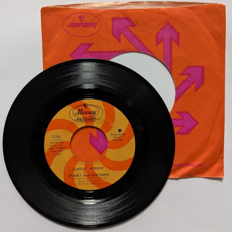 SPANKY & OUR GANG - SUNDAY MORNIN' / ECHOES (1968) VINIL 7"